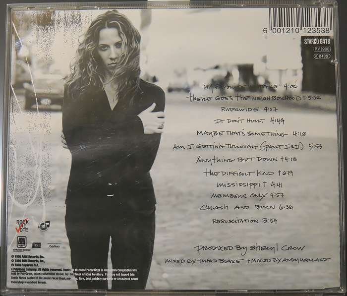 SHERYL CROW the globe sessions CD