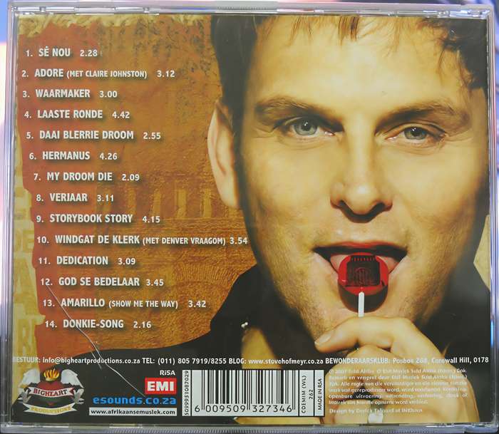 STEVE HOFMEYR waarmaker CD