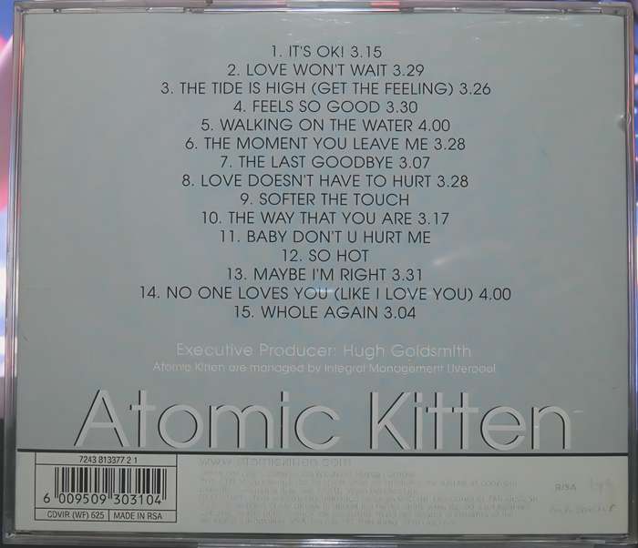 ATOMIC KITTEN feels so good CD