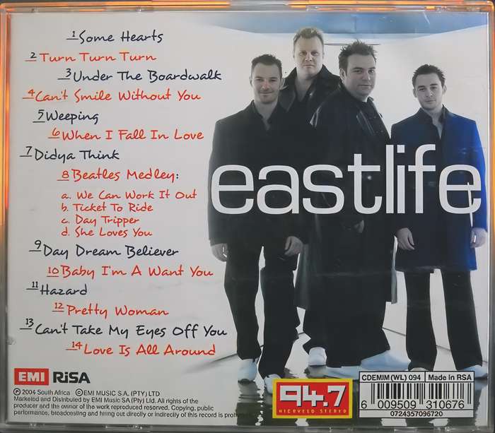 EASTLIFE some hearts CD