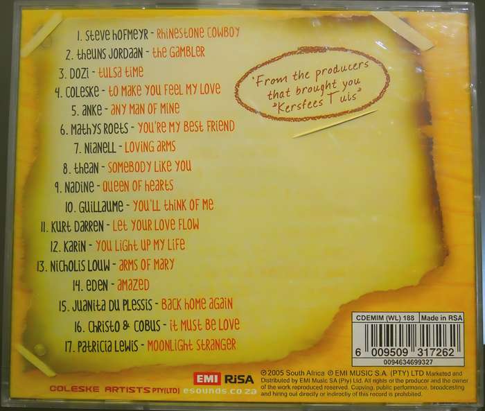 COUNTRY TUIS verskeie kunstenaars CD