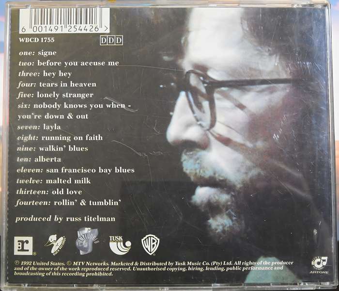 ERIC CLAPTON unplugged CD
