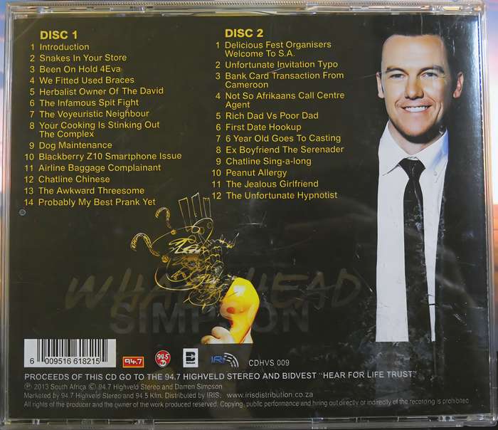 WHACKHEAD SIMPSON 2CD