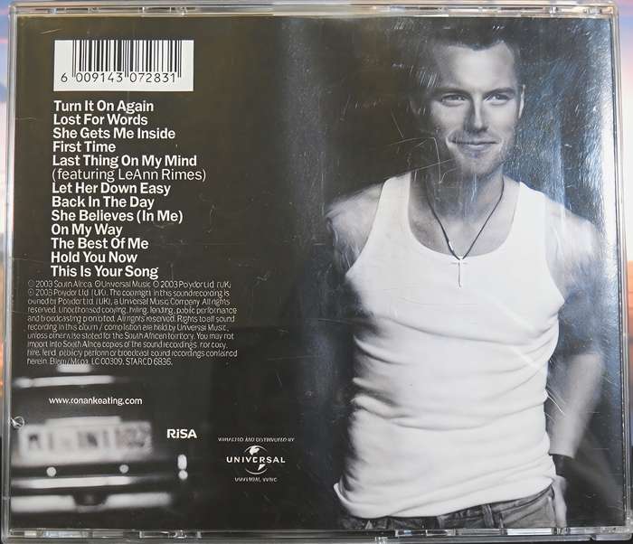 RONAN KEATING turn it on CD