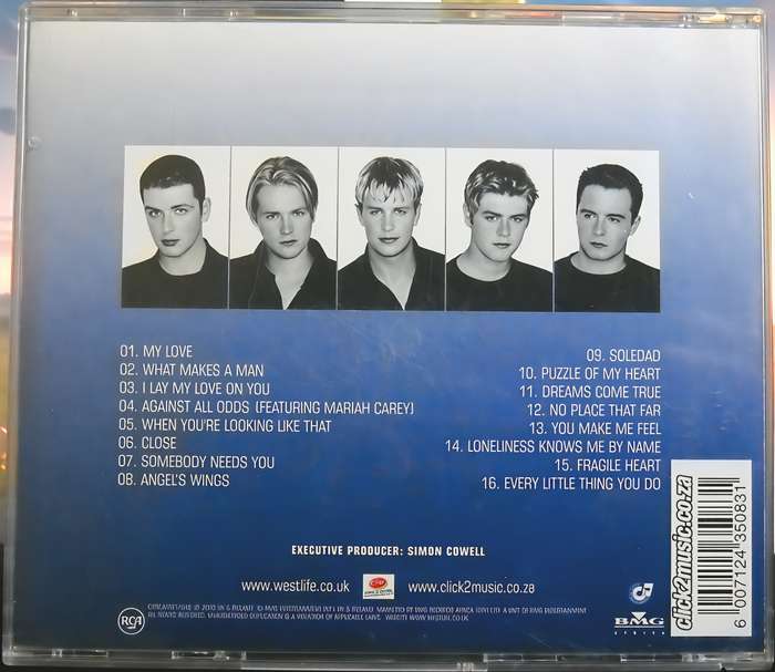 WESTLIFE coast to coast CD