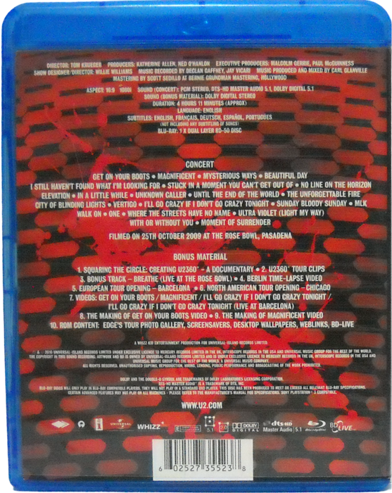 U2 360 (Blu-ray)