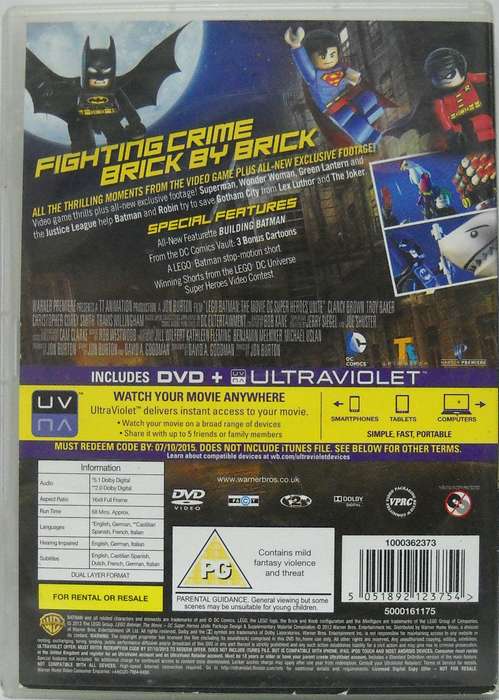 Lego Batman The Movie - DC Super Heroes Unite (DVD)