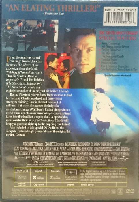 The Truth About Charlie DVD