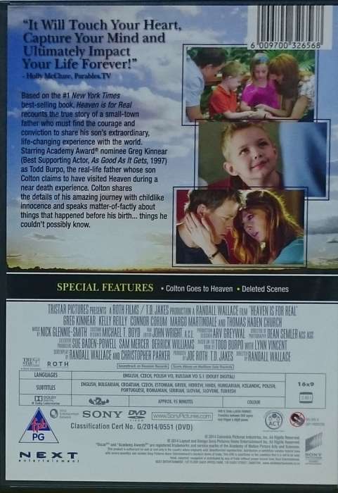 Heaven is for Real DVD