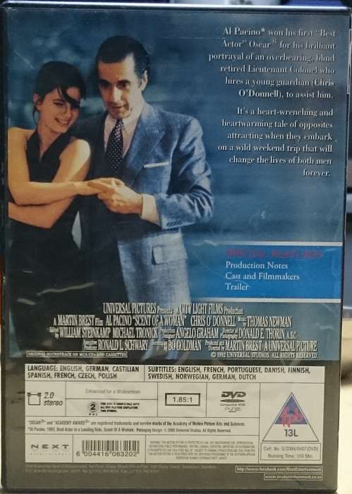 Scent of a Woman DVD