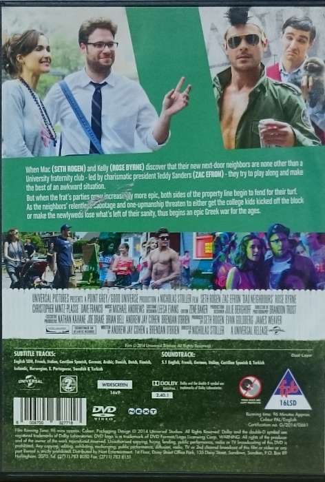 Bad Neighbours DVD