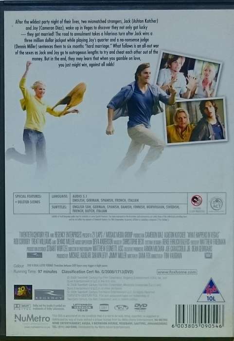 What Happens In Vegas DVD