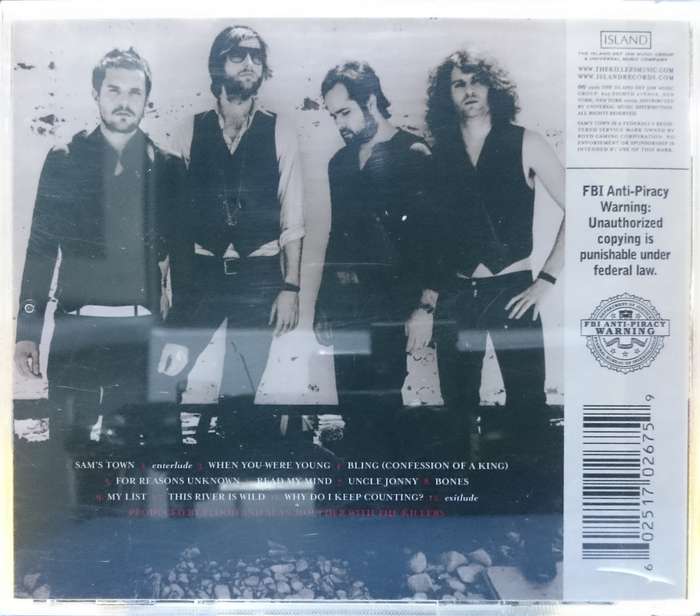 The Killers Sam's Town CD
