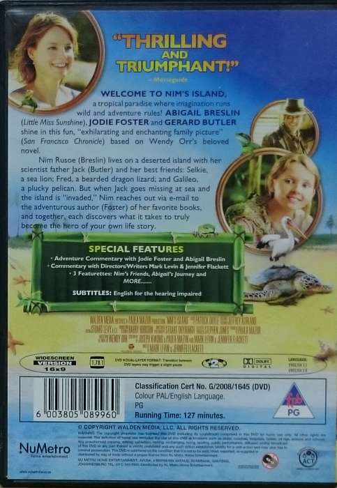 Nim's Island DVD