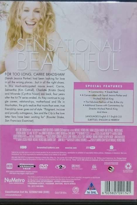 Sex and the City The Movie DVD