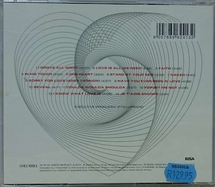 Celine Dion one heart CD