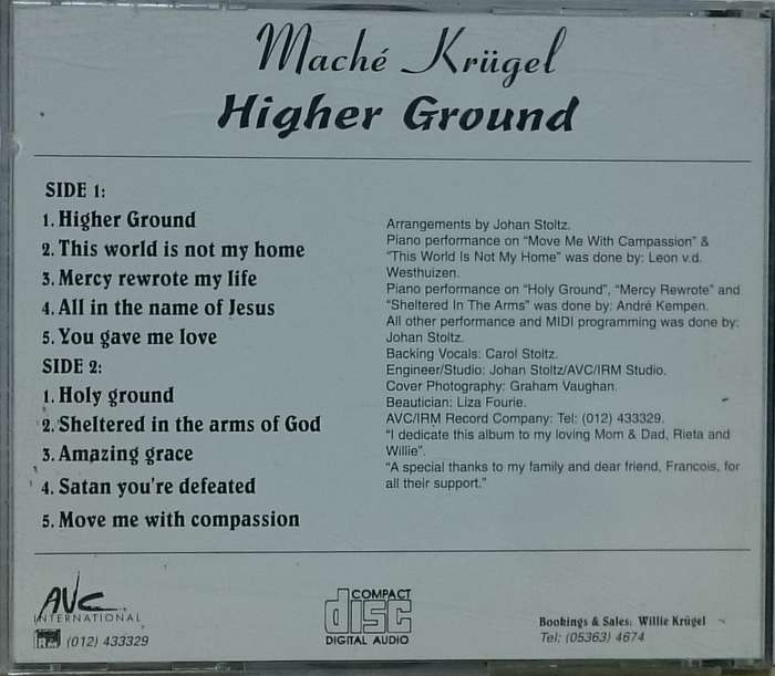Mache Krugel Higher Ground CD