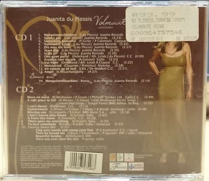 Juanita du Plessis Volmaakte kring 2CD