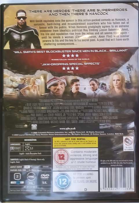 HANCOCK Will Smith Charlize Theron