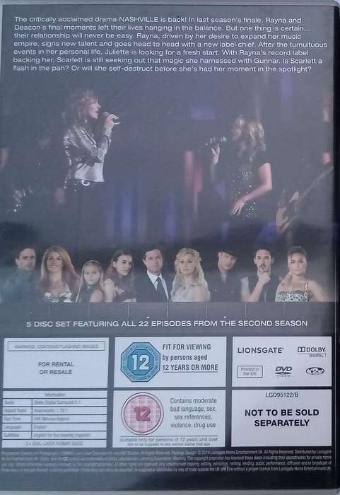 NASHVILLE Complete Season Two DVD