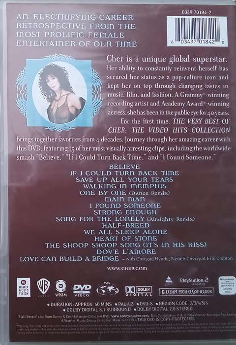 Very Best CHER Video Hits Collection
