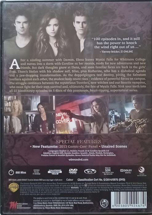 The Vampire Diaries Season 5 DVD