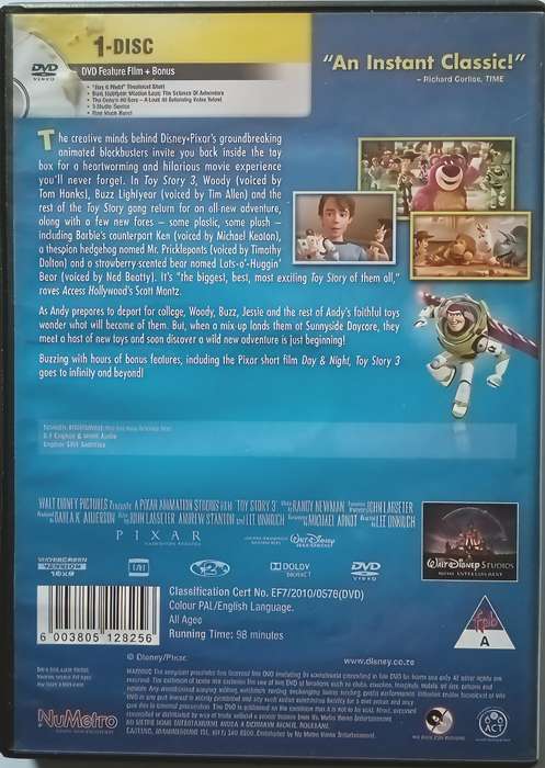 TOY STORY 3 dvd