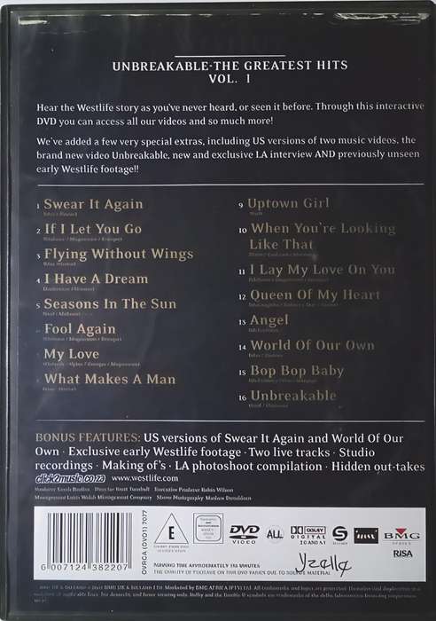 Westlife Unbreakable The Greatest Hits