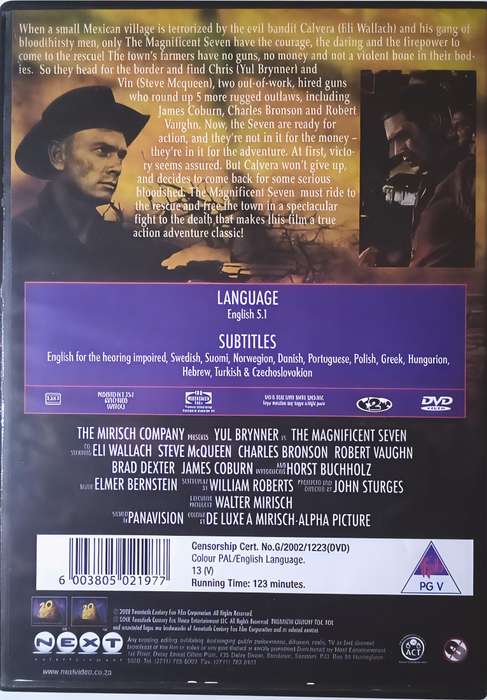 THE MAGNIFICENT SEVEN DVD