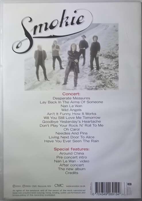 SMOKIE Live in Beijing DVD
