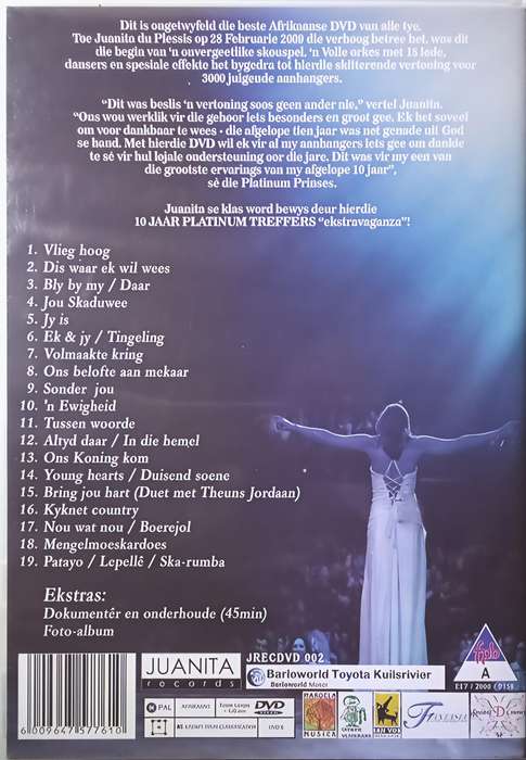 JUANITA DU PLESSIS 10 Jaar Platinum...