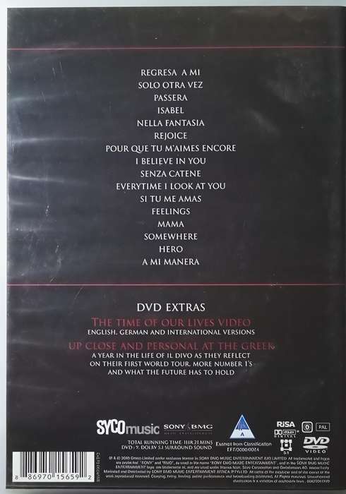 IL DIVO Live at the Greek Theatre DVD