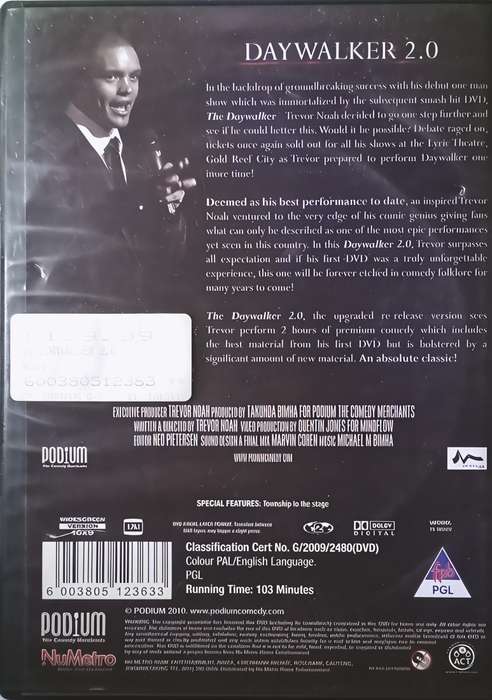 TREVOR NOAH Daywalker 2.0 DVD