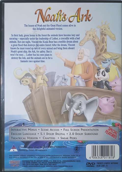 NOAH'S ARK DVD