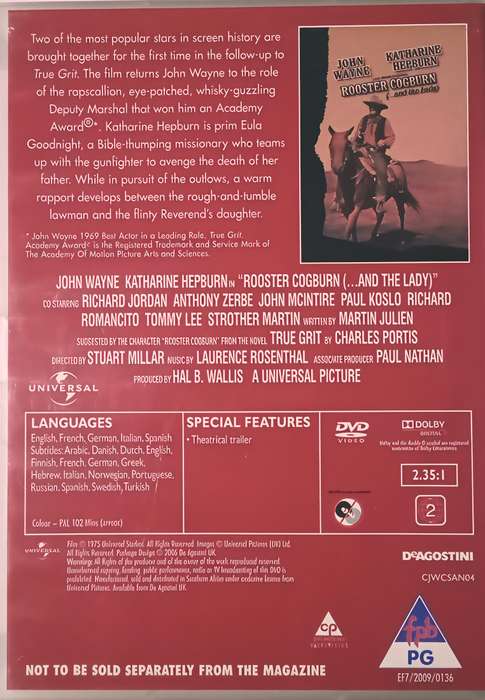 ROOSTER COGBURN John Wayne DVD