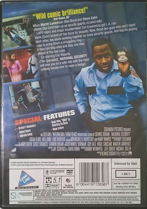 NATIONAL SECURITY Martin Lawrence