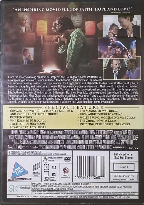 WAR ROOM DVD