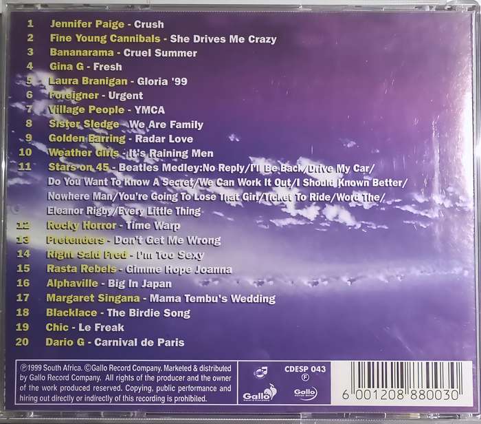 MILLENNIUM PARTY 2000 CD