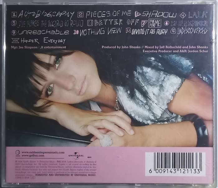 ASHLEE SIMPSON Autobiography CD