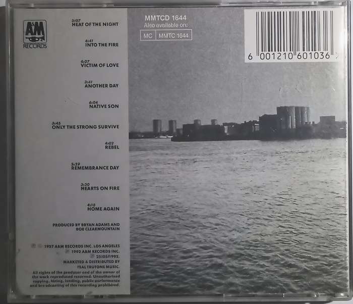 BRYAN ADAMS Into The Fire CD