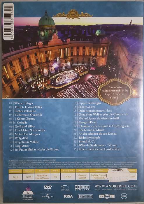 ANDRE RIEU Live in Vienna DVD