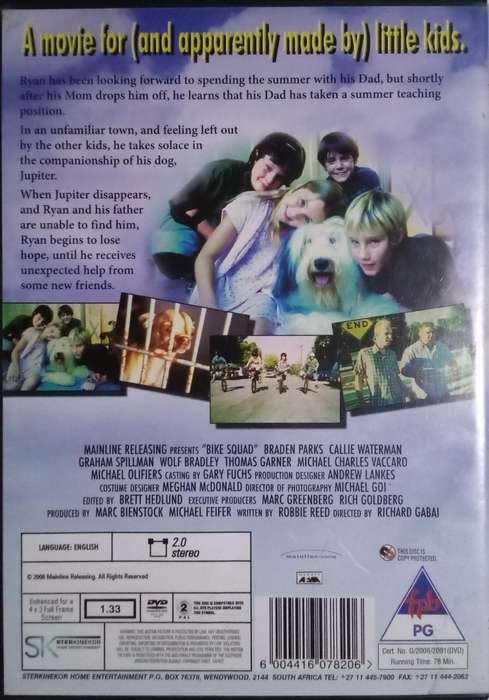 THE BIKE SQUAD DVD