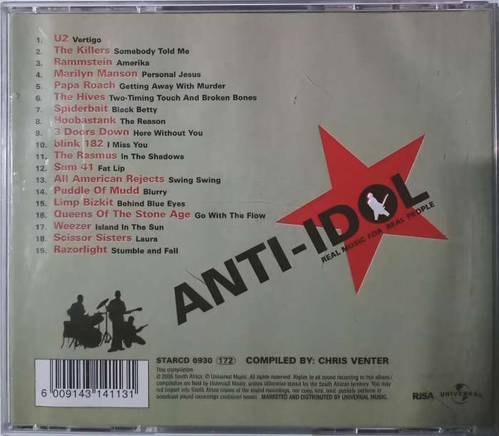 ANTI-IDOL Real Music for Real People 