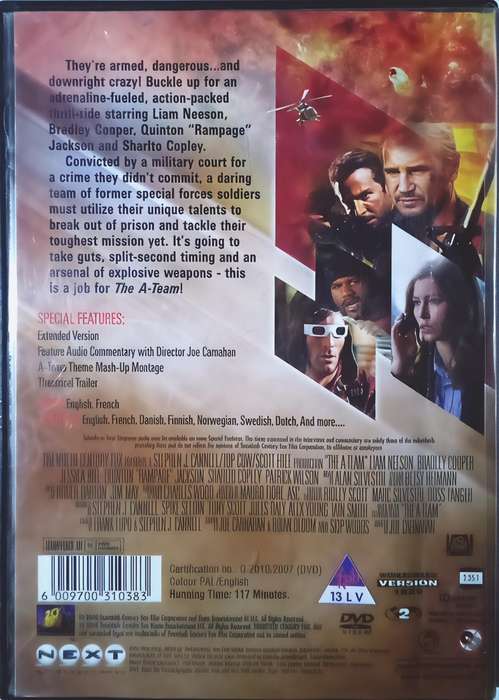 THE A-TEAM DVD
