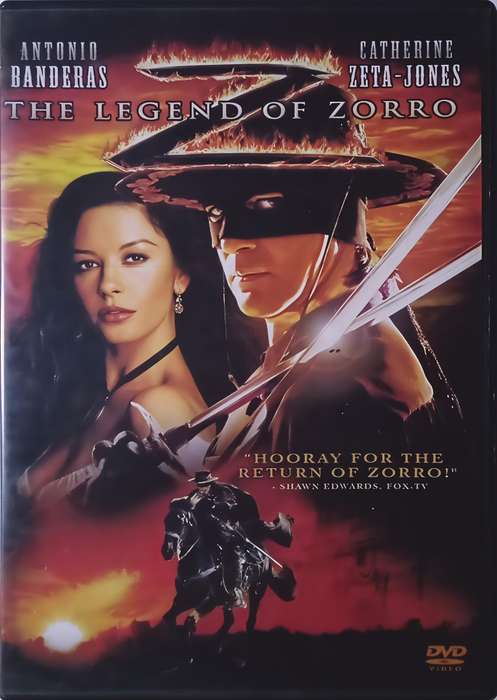 THE LEGEND OF ZORRO DVD