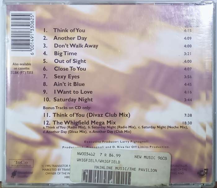 WHIGFIELD CD 