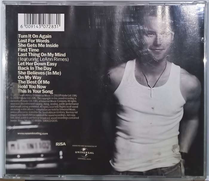 RONAN KEATING Turn It On CD