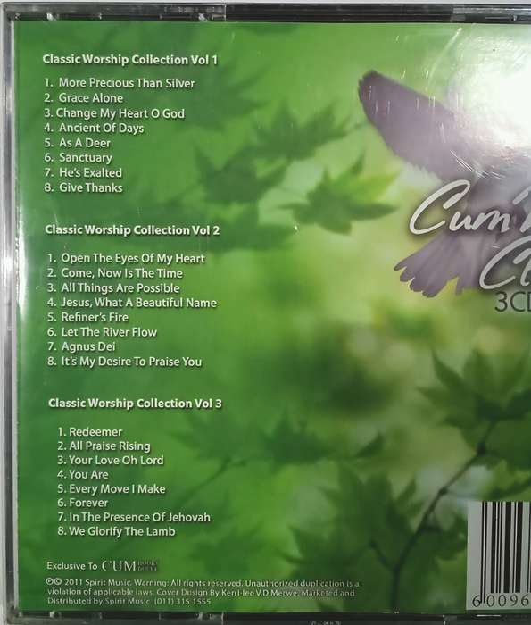 CUM WORSHIP CLASSICS 3CD Box Set