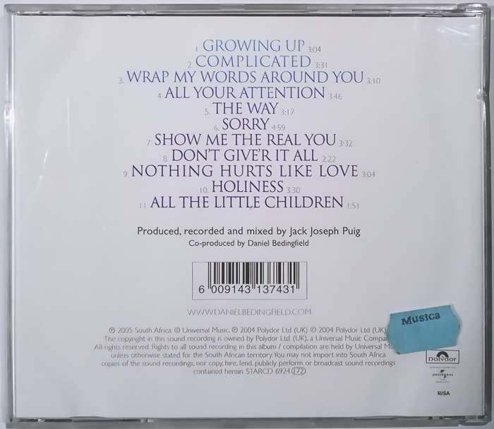 DANIEL BEDINGFIELD Second First ...