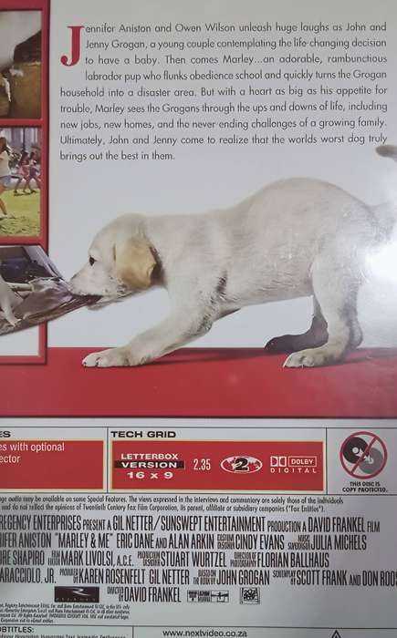Marley & Me Jennifer Aniston DVD